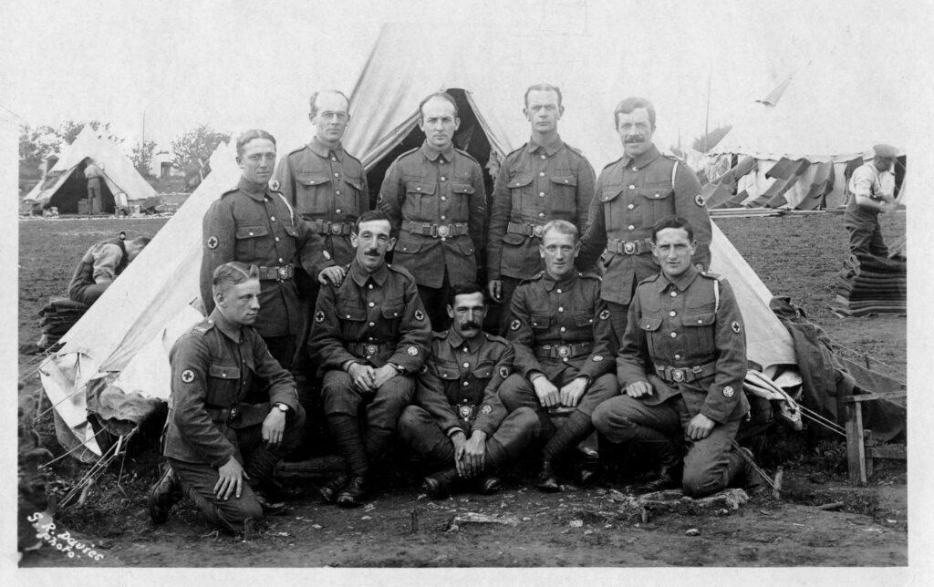 48192 Cpl Ernest Sweeting tent group 1915